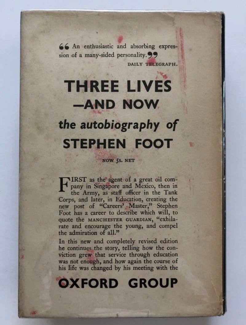 SIGNED by STEPHEN FOOT - Life Began Yesterday - 1st Printing w/ODJ Recovery Collectibles