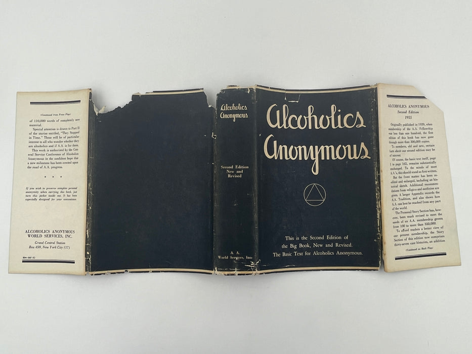 Alcoholics Anonymous Second Edition 7th Printing 1965 - ODJ Recovery Collectibles