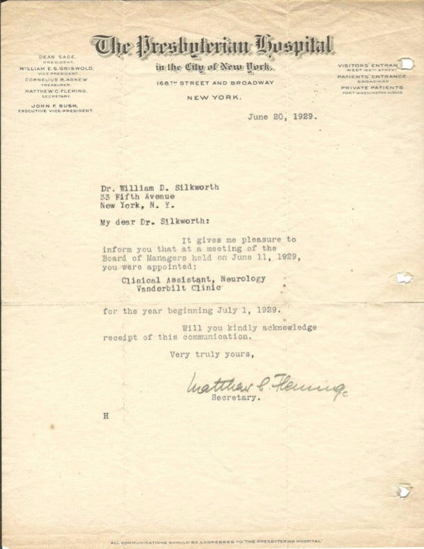 The William D. Silkworth Collection