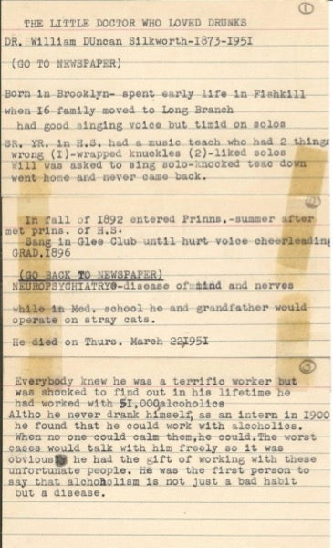 The William D. Silkworth Collection