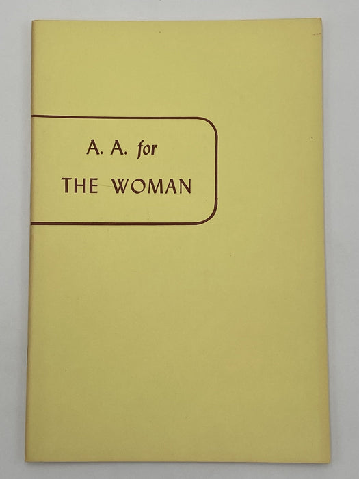A.A. for the Woman - 1952 Recovery Collectibles