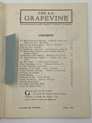 AA Grapevine - 1955 International Convention Issue - July 1955 Recovery Collectibles