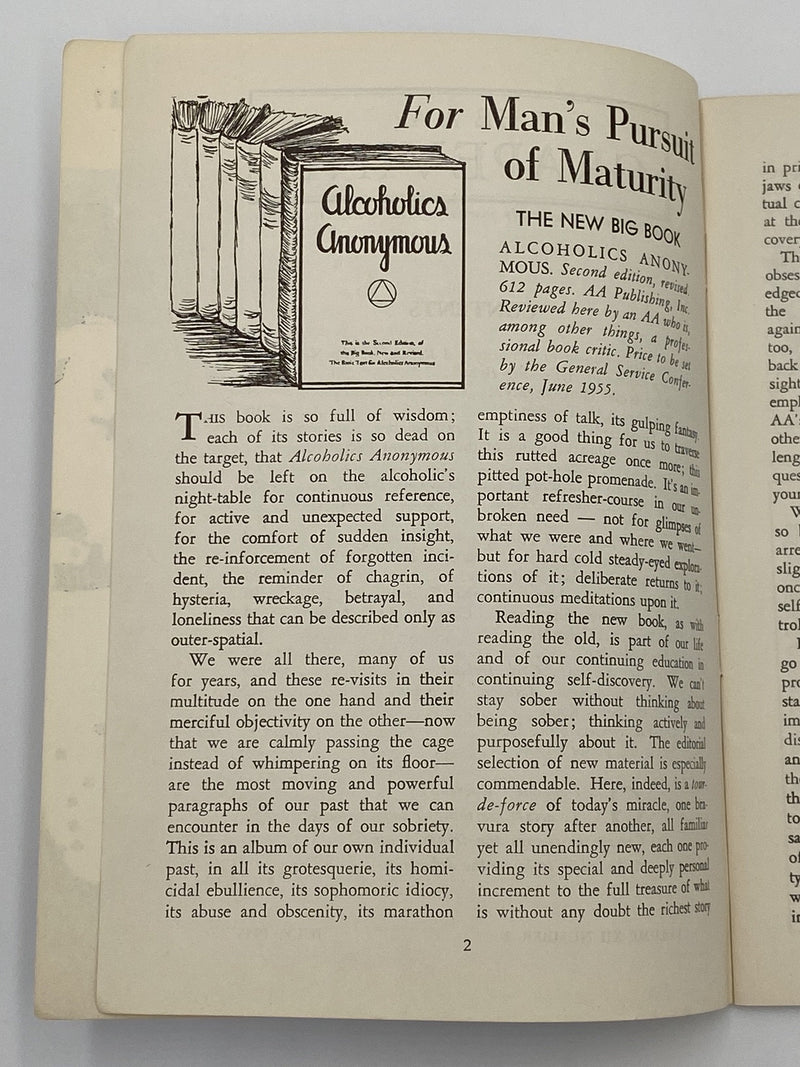AA Grapevine - 1955 International Convention Issue - July 1955 Recovery Collectibles