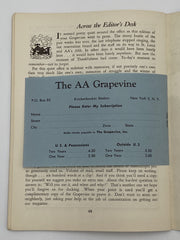 AA Grapevine - 1955 International Convention Issue - July 1955 Recovery Collectibles