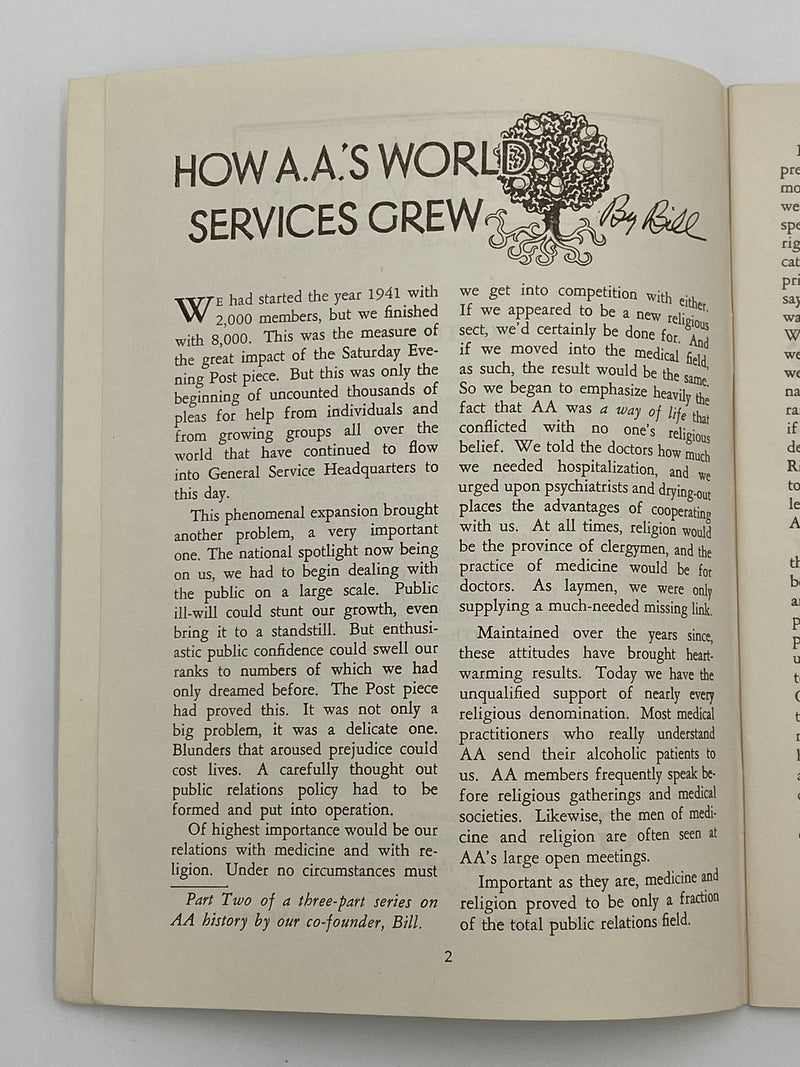 AA Grapevine - 1955 International Convention Program - June 1955 Recovery Collectibles