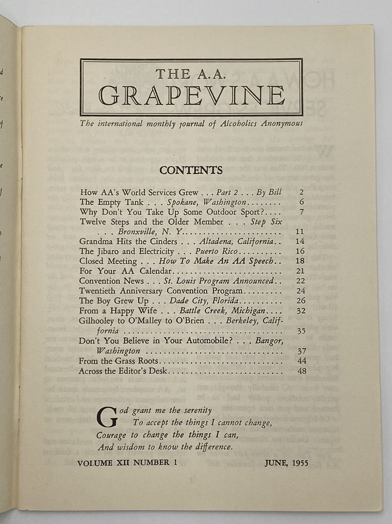 AA Grapevine - 1955 International Convention Program - June 1955 Recovery Collectibles