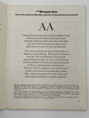 AA Grapevine - 25th Anniversary - June 1969 Recovery Collectibles