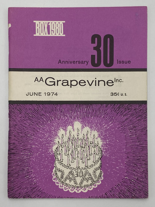 AA Grapevine - 30th Anniversary Issue - June 1974 Recovery Collectibles