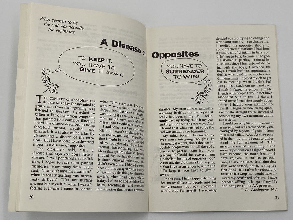 AA Grapevine - A Disease of Opposites - March 1979 Recovery Collectibles
