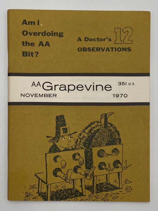 AA Grapevine - A Doctor’s 12 Observations - November 1970 Recovery Collectibles