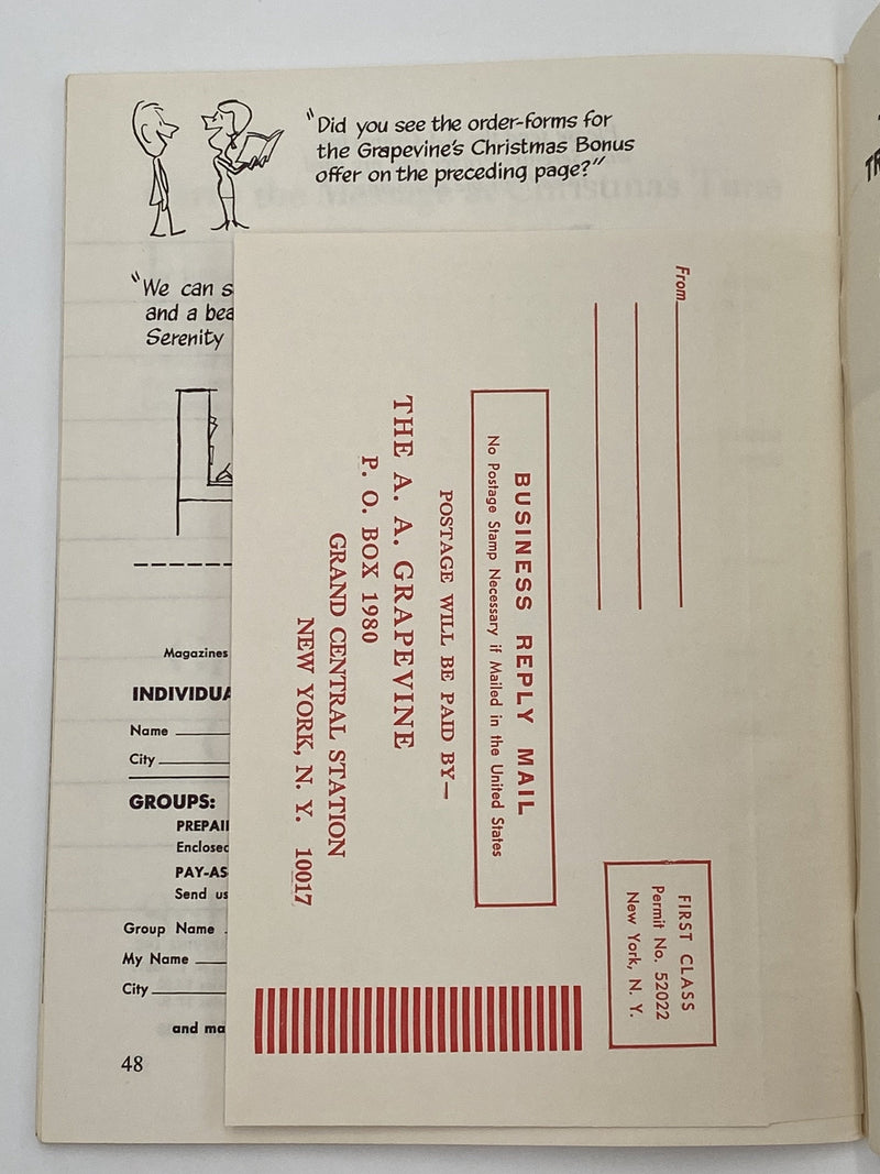 AA Grapevine - A Doctor’s 12 Observations - November 1970 Recovery Collectibles