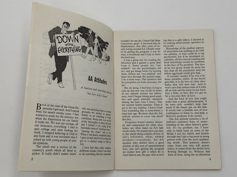 AA Grapevine - AA Attitudes - August 1963 Recovery Collectibles