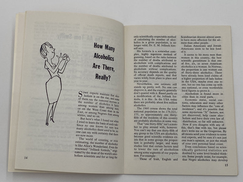 AA Grapevine - AA Attitudes - August 1963 Recovery Collectibles