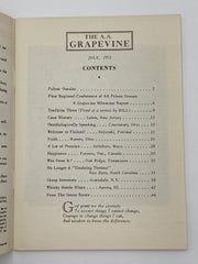 AA Grapevine - AA Prison Groups - July 1952 Recovery Collectibles