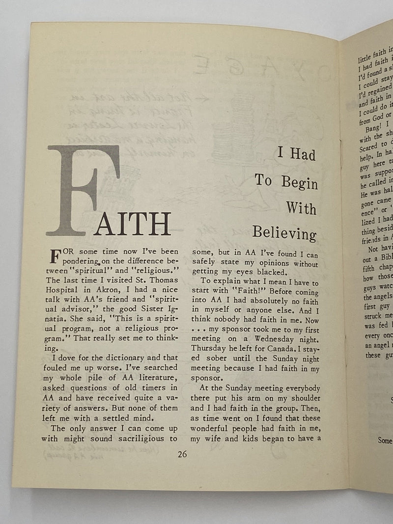 AA Grapevine - AA Prison Groups - July 1952 Recovery Collectibles