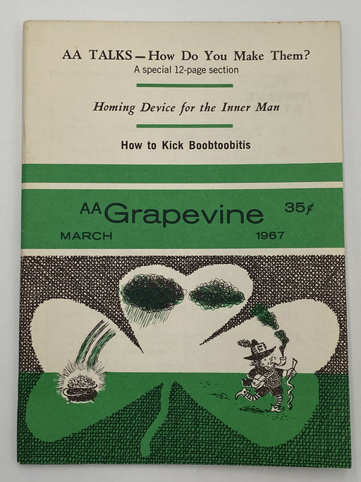 AA Grapevine - AA Talks - March 1967 Recovery Collectibles