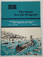AA Grapevine - AA and Prison - July 1975 Recovery Collectibles
