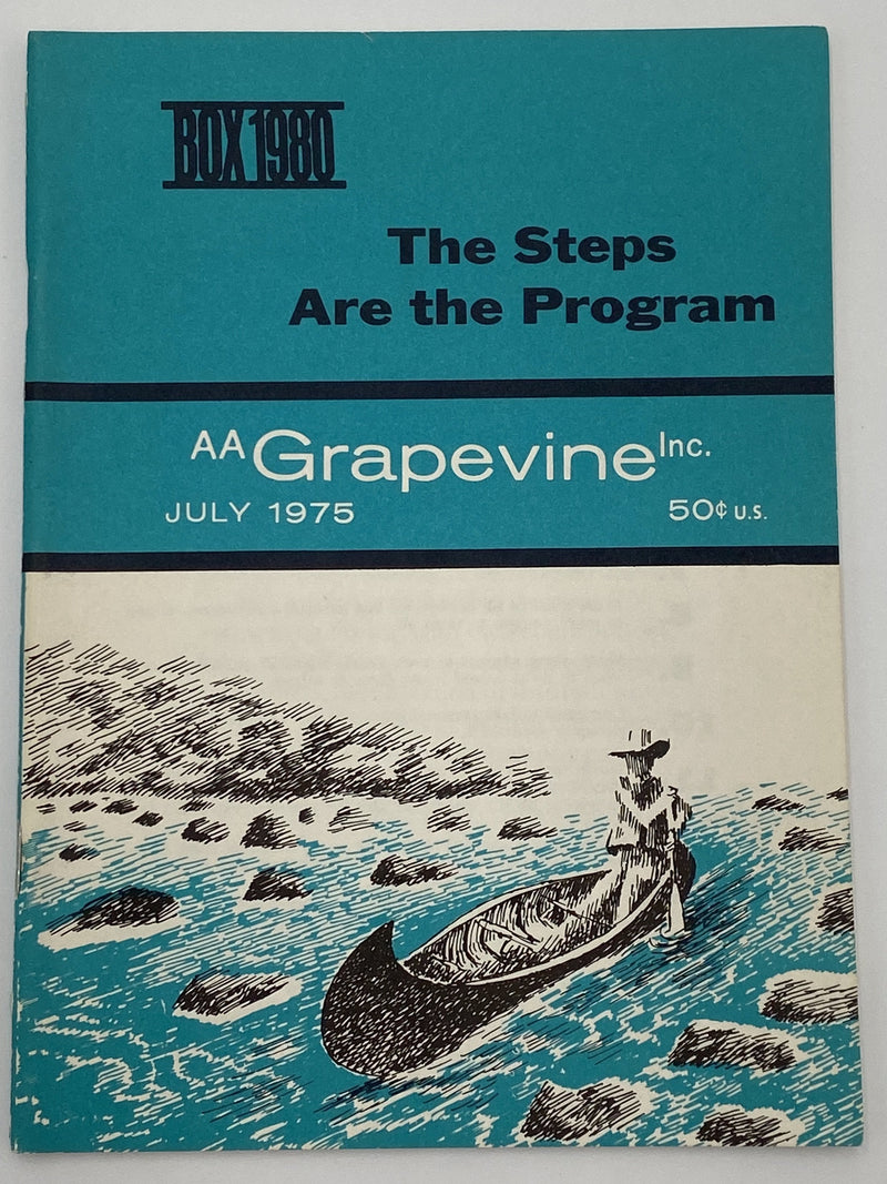 AA Grapevine - AA and Prison - July 1975 Recovery Collectibles