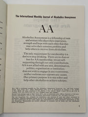 AA Grapevine - AA and Prison - July 1975 Recovery Collectibles