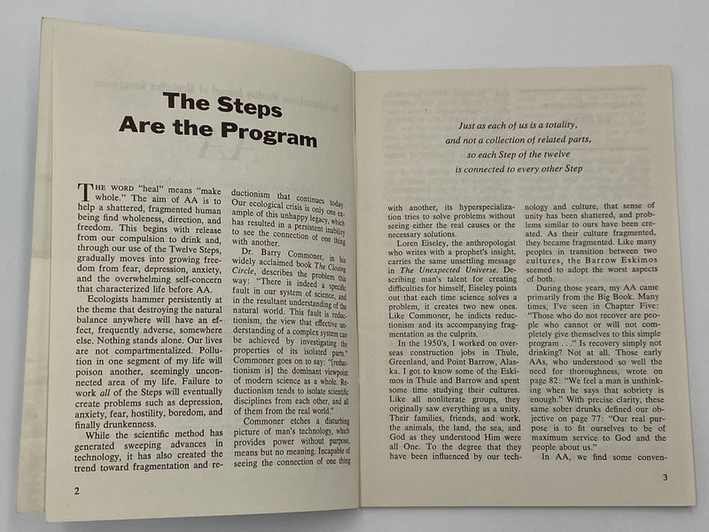 AA Grapevine - AA and Prison - July 1975 Recovery Collectibles