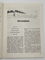 AA Grapevine - AA and the Military - January 1974 Recovery Collectibles