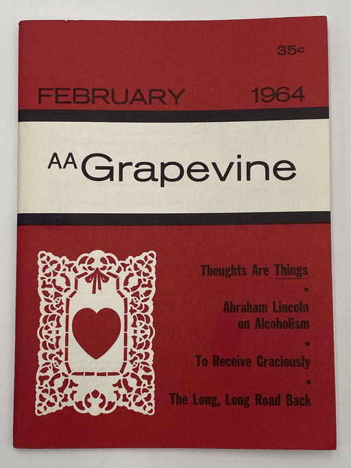 AA Grapevine - Abraham Lincoln on Alcoholism - February 1964 Recovery Collectibles