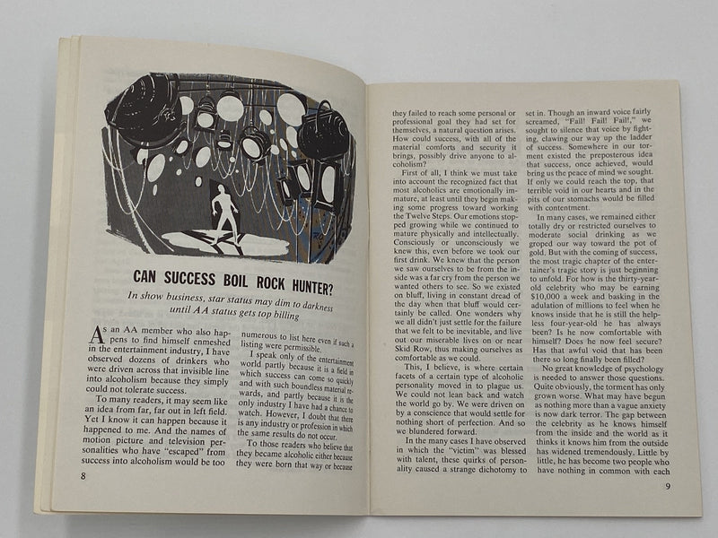 AA Grapevine - Alcohol and Your Brain - March 1963 Recovery Collectibles