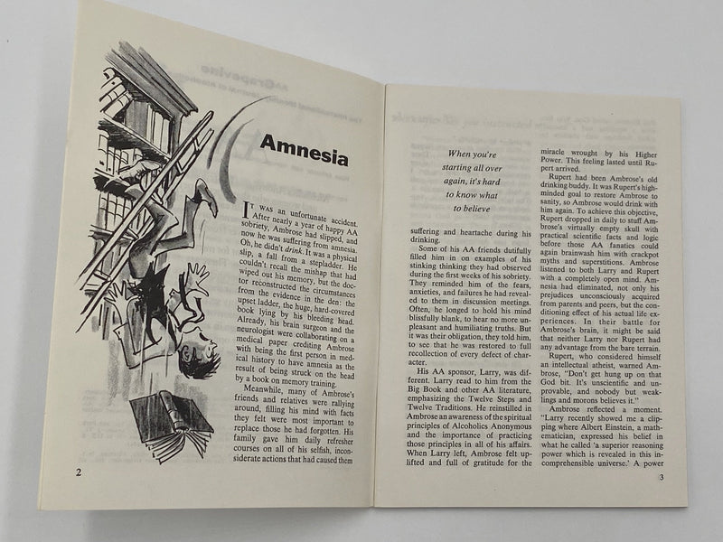 AA Grapevine - Amnesia - April 1974 Recovery Collectibles
