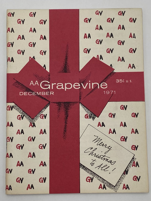 AA Grapevine - Anonymity - December 1971 Recovery Collectibles