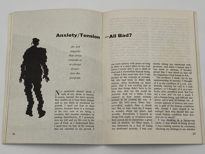AA Grapevine - Anxiety/Tension - March 1969 Recovery Collectibles