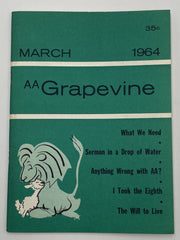 AA Grapevine - Anything Wrong With AA - March 1964 Recovery Collectibles