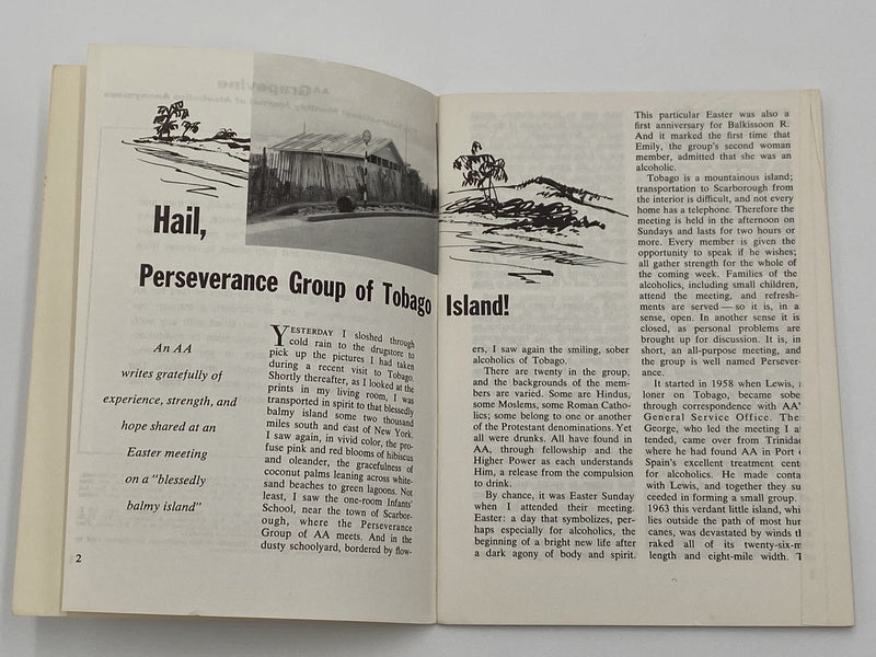 AA Grapevine - April 1968 Recovery Collectibles