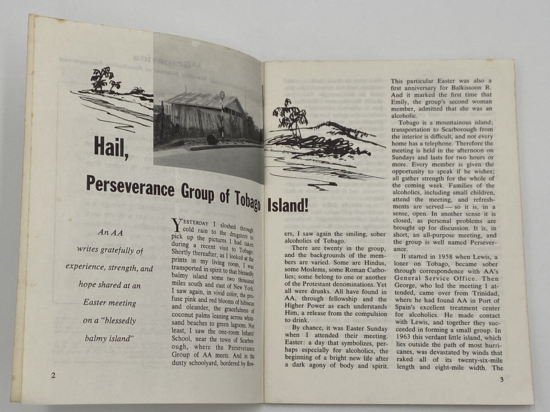 AA Grapevine - April 1968 Recovery Collectibles