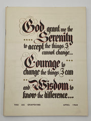 AA Grapevine - April 1969 Recovery Collectibles