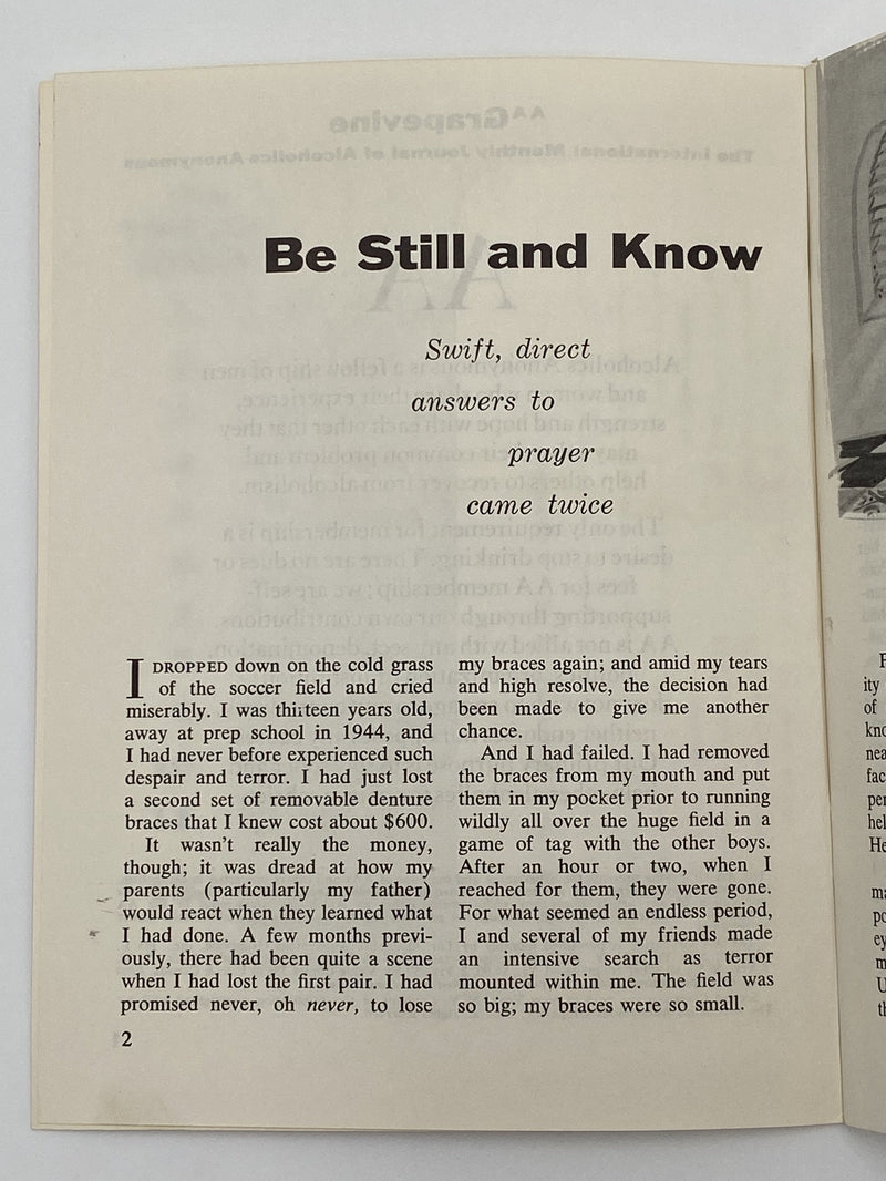 AA Grapevine - April 1969 Recovery Collectibles
