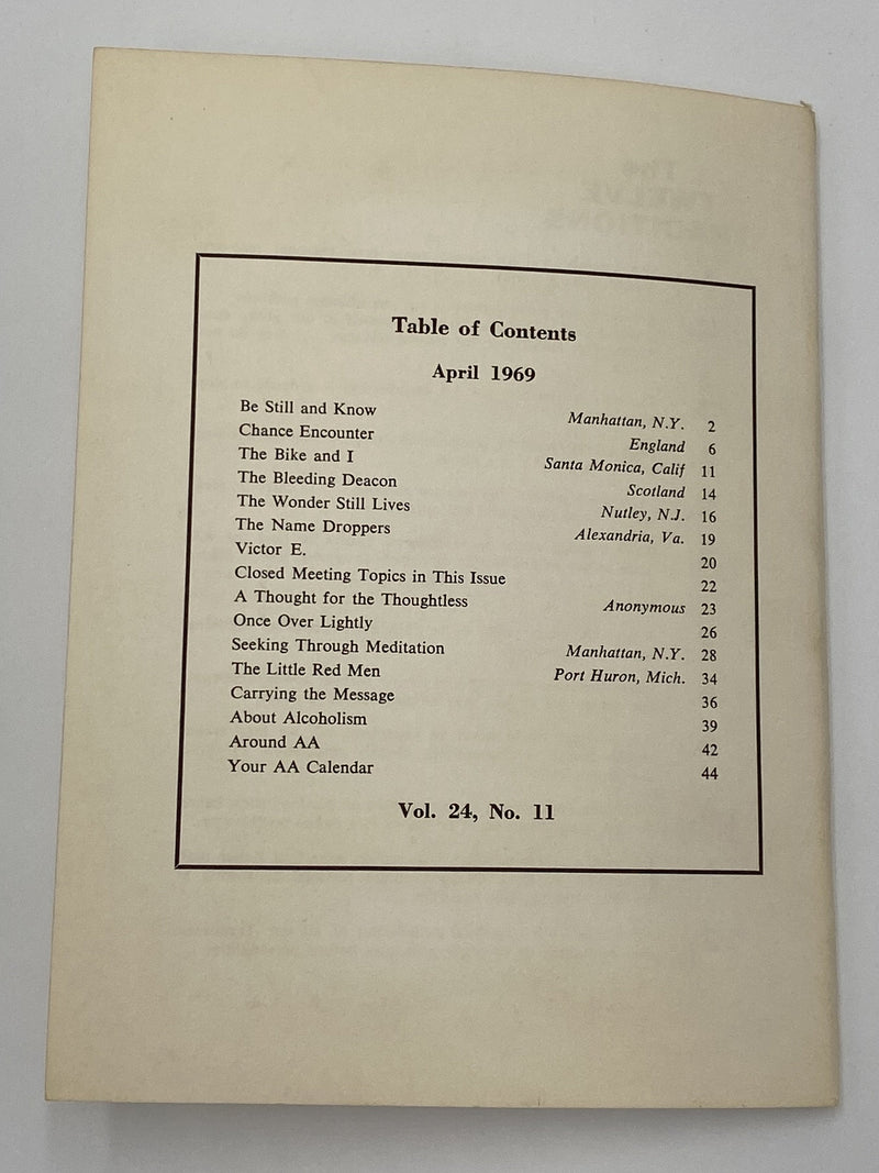 AA Grapevine - April 1969 Recovery Collectibles