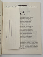 AA Grapevine - April 1969 Recovery Collectibles