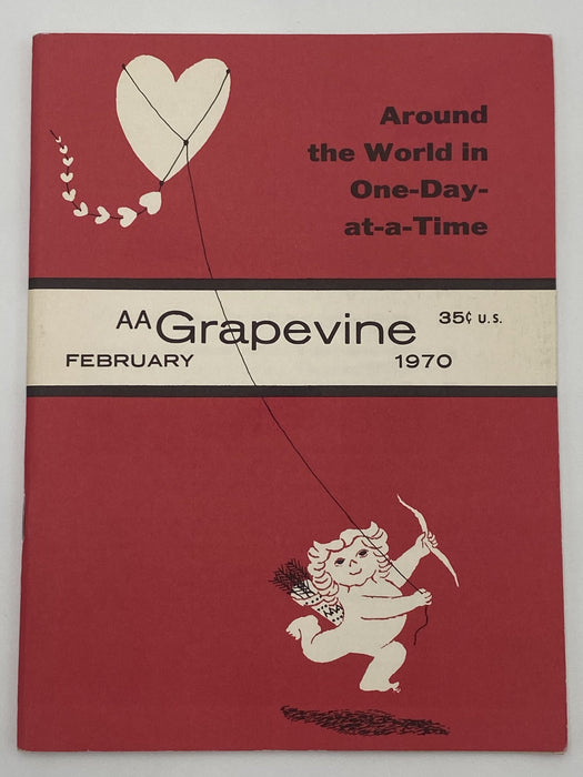 AA Grapevine - Around the World in One-Day-at-a-Time - February 1970 Recovery Collectibles