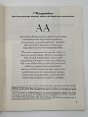 AA Grapevine - Around the World in One-Day-at-a-Time - February 1970 Recovery Collectibles
