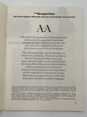 AA Grapevine - August 1969 Recovery Collectibles