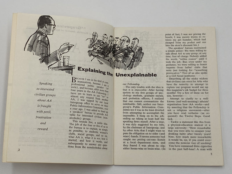 AA Grapevine - August 1969 Recovery Collectibles