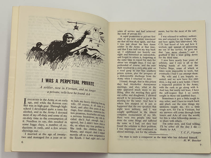 AA Grapevine - Bill W on Why We Are Anonymous - May 1966 Recovery Collectibles