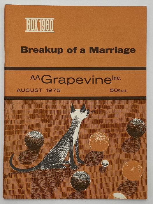 AA Grapevine - Breakup of a Marriage - August 1975 Recovery Collectibles
