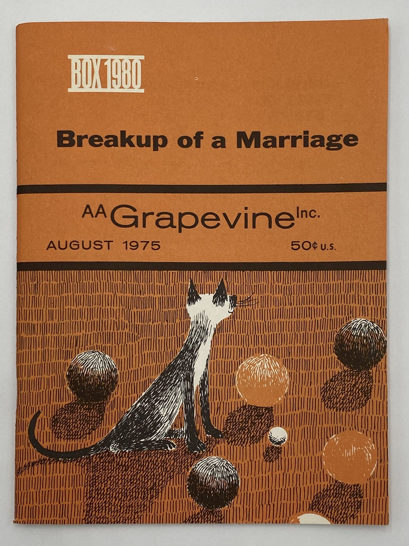 AA Grapevine - Breakup of a Marriage - August 1975 Recovery Collectibles
