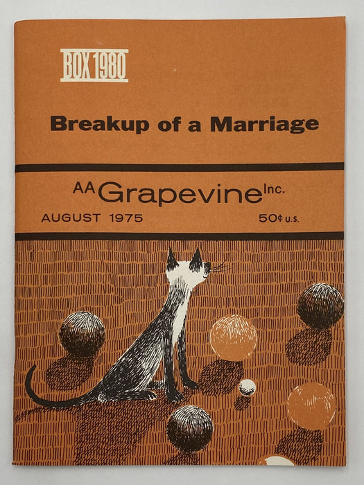 AA Grapevine - Breakup of a Marriage - August 1975 Recovery Collectibles