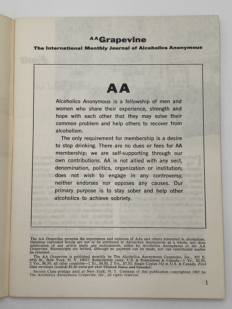 AA Grapevine - Challenge in Jamaica - February 1968 Recovery Collectibles