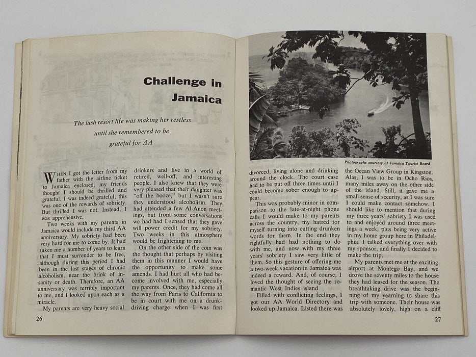 AA Grapevine - Challenge in Jamaica - February 1968 Recovery Collectibles
