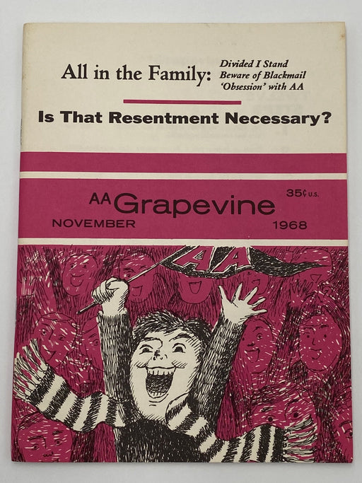 AA Grapevine - Clarence S - November 1968 Recovery Collectibles