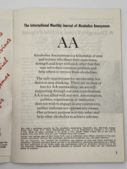 AA Grapevine - Classic Grapevine - November 1974 Recovery Collectibles