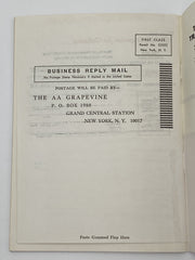 AA Grapevine - Classic Grapevine - November 1974 Recovery Collectibles